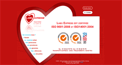 Desktop Screenshot of laboexpress.fr